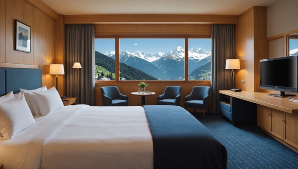 Séjournez à l'hôtel méribel 4 étoiles : luxe et montagne